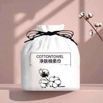 Disposable Face Towels Thick Water Absorbent Soft One Roll Cleaning Towel Makeup Remover Washcloth Travel Bathroom Полотенце