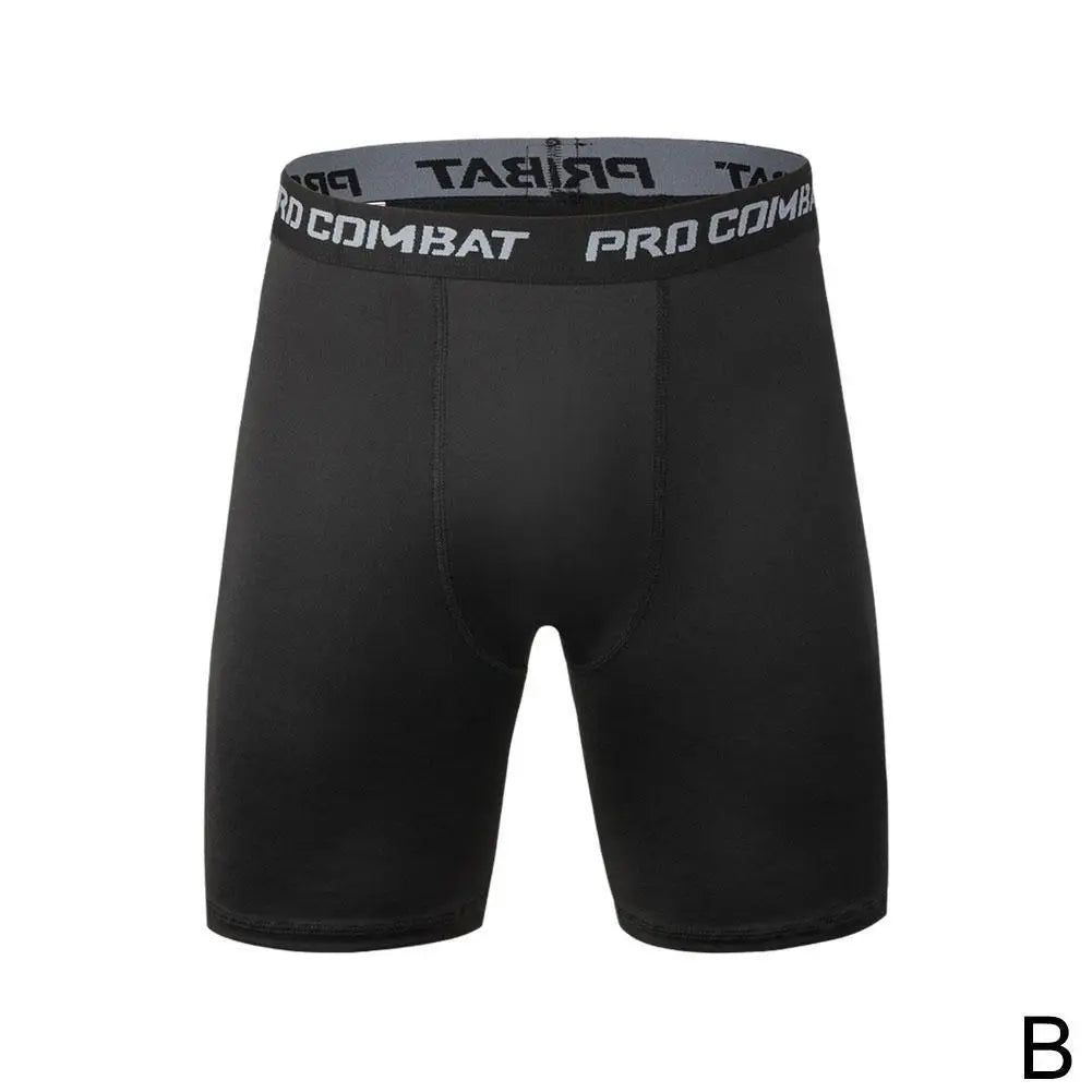 Shorts Men's Leggings Compression Pants Sports Leggings Basketball Quarter Shorts Quick Drying Running Training Stretch Fitness Pants