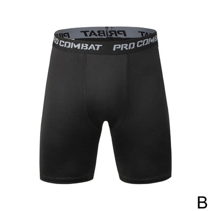 Shorts Men's Leggings Compression Pants Sports Leggings Basketball Quarter Shorts Quick Drying Running Training Stretch Fitness Pants