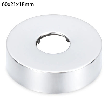 1Pc Stainless Steel Shower Kitchen Faucet Decorative Cover Wall Flange Self-Adhesive Pipe Wall Covers Bathroom Accessories New