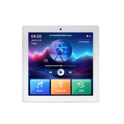 4 Inch Home Theater System 3inch Ceiling Speaker Surround Sound Multi-Room Audio Touch Screen Bluetooth In-Wall Amplifier