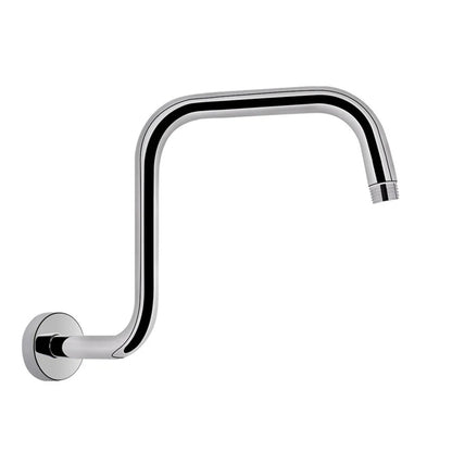 13 Inch Wall Mounted Shower Arms Stainless Steel Shower Head Extension Silver Black Bathroom Hardware Shower Head Bar