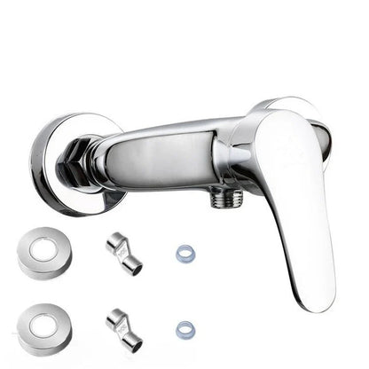 Brass Shower Faucet Mixer Valve Set with Shower Head and Hidden Switch for Bathroom Hot and Cold Water Tap  Bath