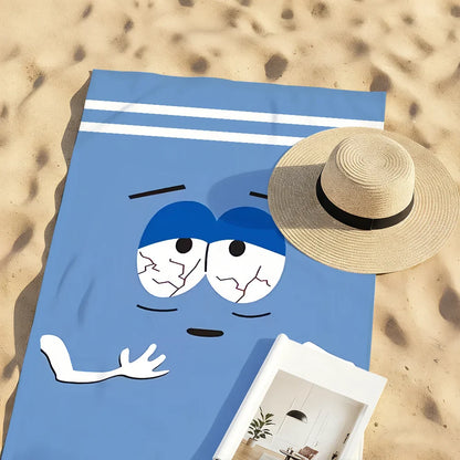Cartoon T-Towelie-S Cute Towel Quick Dry Soft Yoga Swimming Fitness Mountain Climbing Large Beach Towels