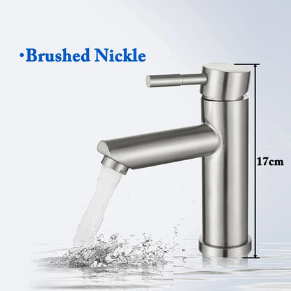 Bathroom Faucets Hot and Cold Mixer Faucets Vanity Bathroom Kitchen Deck Mounted Bathroom Sink Faucets（hose not include）