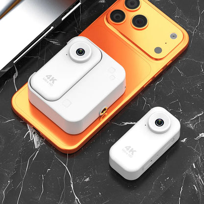 4K Thumb Camera Ultra-HD Action Camera Vlogging Image Stabilization First-Person View Cycling Chest-Mounted Camera
