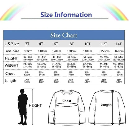 Autumn Sweet Cartoon T-shirt for Baby Girls Long Sleeve Lovely Tops 3-14T Girls Spring Clothing
