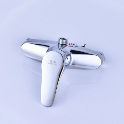 Brass Shower Faucet Mixer Valve Set with Shower Head and Hidden Switch for Bathroom Hot and Cold Water Tap  Bath