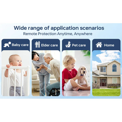4K Camera WiFi Wireless Remote Monitor Remote Security Detecting Camcorders Security Protection Indoor Real-Time Surveillance
