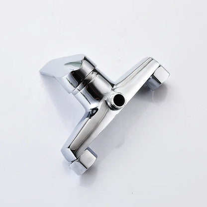 Brass Shower Faucet Mixer Valve Set with Shower Head and Hidden Switch for Bathroom Hot and Cold Water Tap  Bath