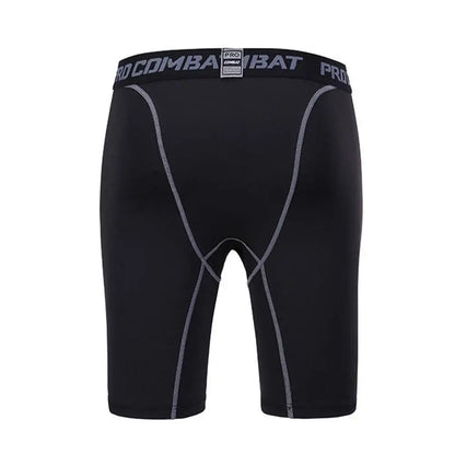 Shorts Men's Leggings Compression Pants Sports Leggings Basketball Quarter Shorts Quick Drying Running Training Stretch Fitness Pants