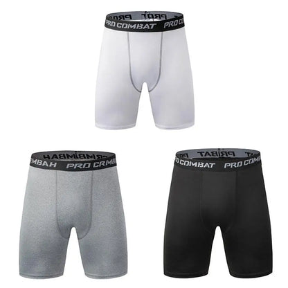 Shorts Men's Leggings Compression Pants Sports Leggings Basketball Quarter Shorts Quick Drying Running Training Stretch Fitness Pants