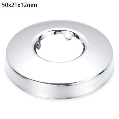 1Pc Stainless Steel Shower Kitchen Faucet Decorative Cover Wall Flange Self-Adhesive Pipe Wall Covers Bathroom Accessories New