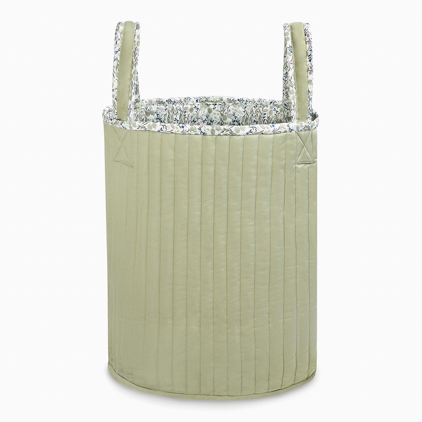 Avery Row Large Quilted Storage Basket - Riverbank