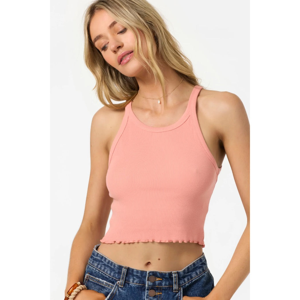 ONEILL - ALYX RIB TANK TOP | CORAL HAZE