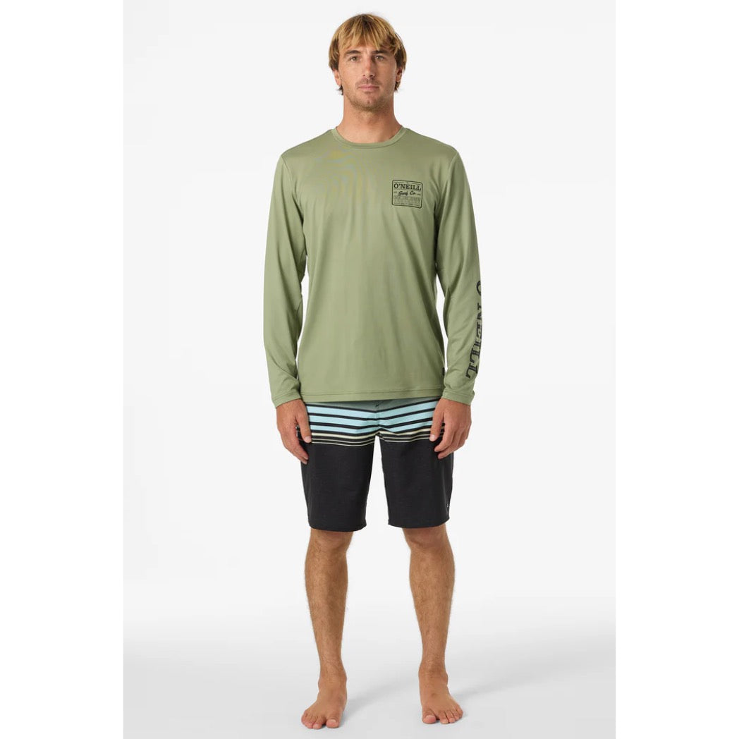 ONEILL - BLOCK UPF LONGSLEEVE TEE | Oil Green