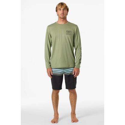 ONEILL - BLOCK UPF LONGSLEEVE TEE | Oil Green