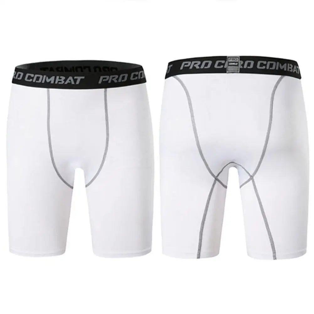 Shorts Men's Leggings Compression Pants Sports Leggings Basketball Quarter Shorts Quick Drying Running Training Stretch Fitness Pants