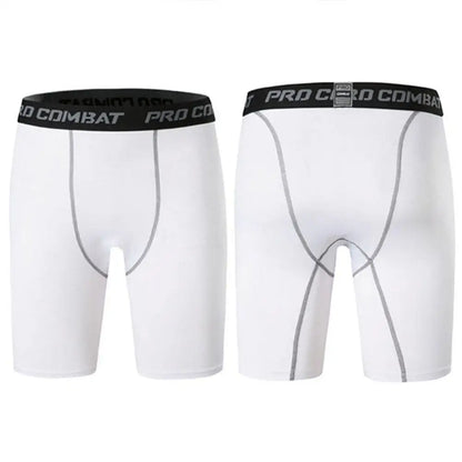 Shorts Men's Leggings Compression Pants Sports Leggings Basketball Quarter Shorts Quick Drying Running Training Stretch Fitness Pants