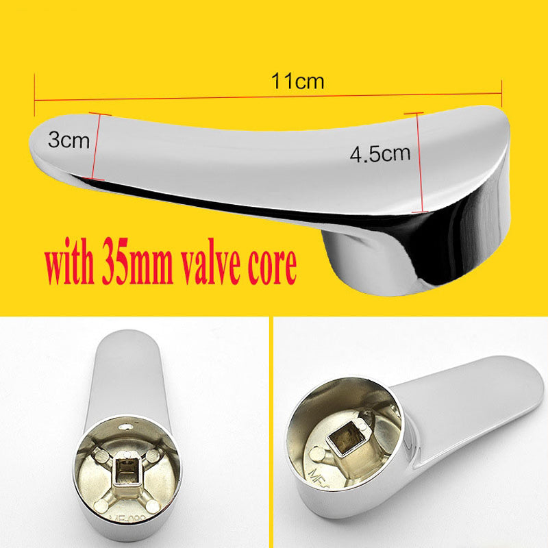 Bathroom Kitchen faucet accessories shower tank switch cold and hot water valve single handle Replacement Faucet Metal Handle