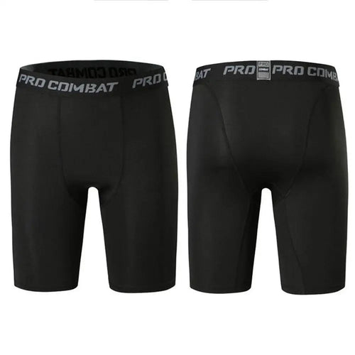 Shorts Men's Leggings Compression Pants Sports Leggings Basketball Quarter Shorts Quick Drying Running Training Stretch Fitness Pants