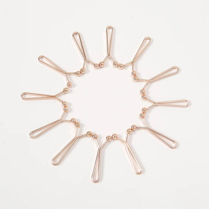 12pcs Women's Scarf Clips Hijab Pins Silk Scarf Pins U-Shaped Brooch Pins Jeans Skirts Detachable Buckle Adjustable Sleeve Clip