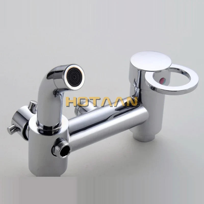 . Bathroom Mixer Bath Tub Copper Mixing Control Valve Wall Mounted Shower Faucet concealed faucet YT-5313