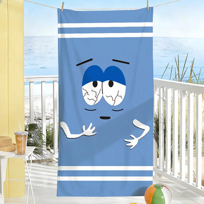 Cartoon T-Towelie-S Cute Towel Quick Dry Soft Yoga Swimming Fitness Mountain Climbing Large Beach Towels