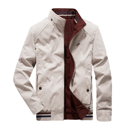 DIMUSI Autumn Men's Double-sided Military Jacket Casual Man Cotton Business Coats Fashion Men Multi-pocket Jackets Clothing 8XL