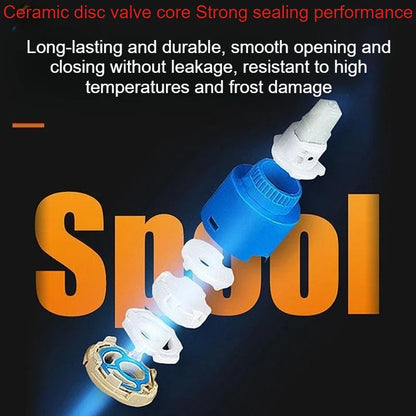 Alloy Shower Cold and Hot Water Faucet Pressure Booster Shower Head Set - Home Use Cold and Hot Mixed Water Valve Bathing Device