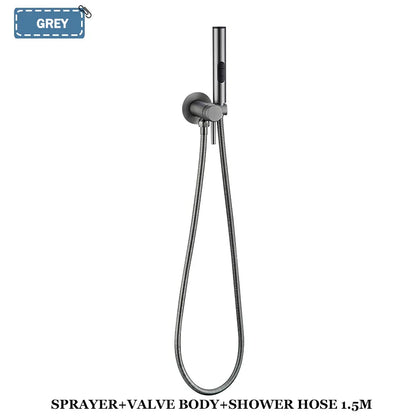 Brass Bidet Faucet 304Stainless Steel Portable Toilet Bidet Sprayer Set Toilet Faucet Hygienic Shower Hot Cold Water Shoer Head