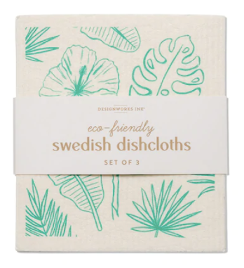 Swedish Dish Cloth Set - Botanical