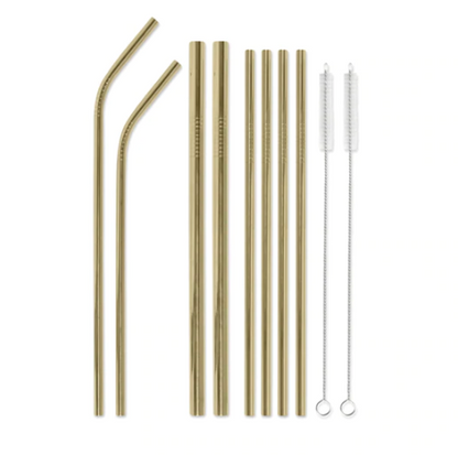 "Sippity Doo Dah" - Stainless Steel Straw Set