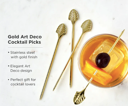 Belmont: Art Deco Cocktail Picks