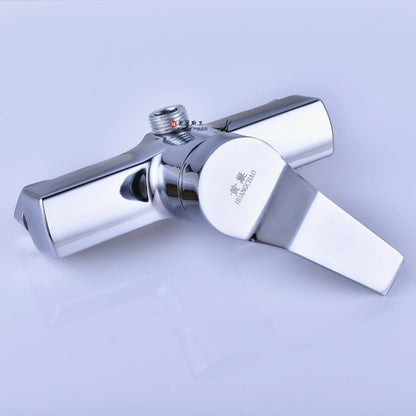 Brass Shower Faucet Mixer Valve Set with Shower Head and Hidden Switch for Bathroom Hot and Cold Water Tap  Bath