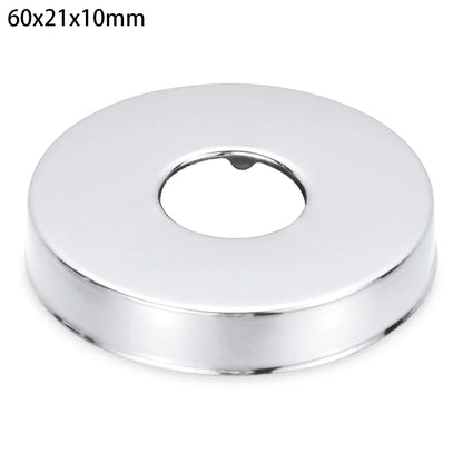 1Pc Stainless Steel Shower Kitchen Faucet Decorative Cover Wall Flange Self-Adhesive Pipe Wall Covers Bathroom Accessories New