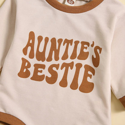 0-18M Newborn Baby Boys Girls Letters Print Playsuits Cotton Casual Long Sleeve Romper Spring Fall Toddler Infant Kids Clothing
