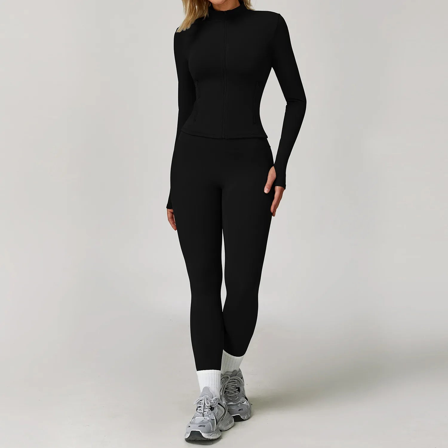 2/3PCS Yoga Suit Sports Set Gym Set Women Tracksuit Running Workout Clothes Long Sleeve Sports Bra Athletic Wear Yoga Clothing