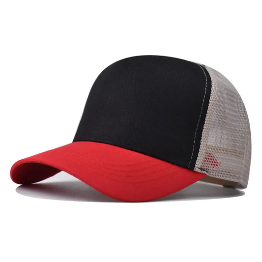 2024 Summer 14 Style Polyester Solid Casquette Baseball Cap Adjustable Outdoor Breathable Mesh Snapback Hats for Men and Women