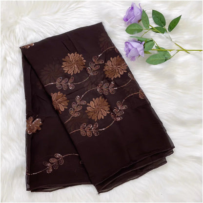 2023 Latest African Spring Women Scarf Chiffon Sequin Embroidered Ramadan Hijab Shawl Fashionable Casual Diamond  Headscarf