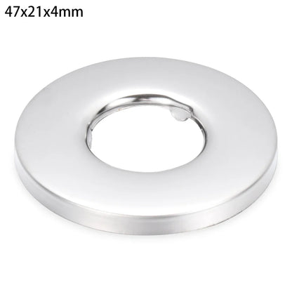 1Pc Stainless Steel Shower Kitchen Faucet Decorative Cover Wall Flange Self-Adhesive Pipe Wall Covers Bathroom Accessories New