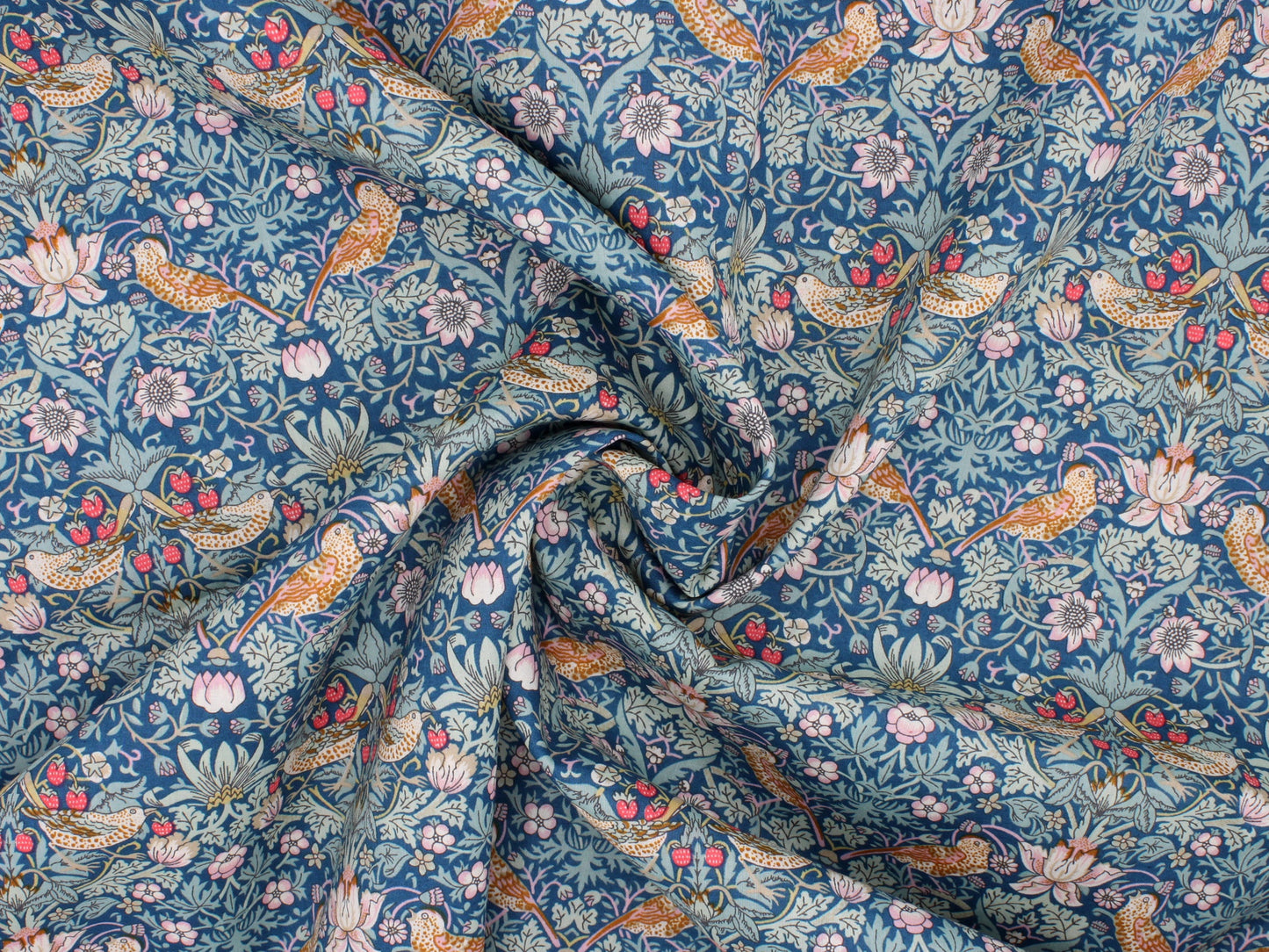 Twist Headband - Liberty Strawberry Thief P Print
