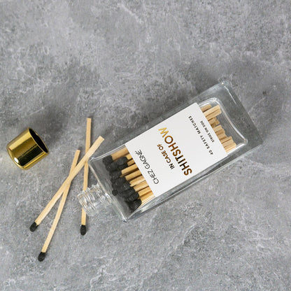 IN CASE OF SHITSHOW - GLASS BOTTLE MATCHES