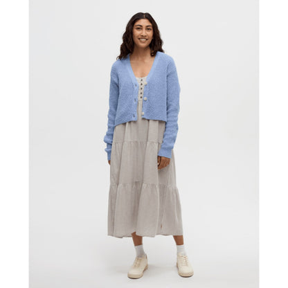 TENTREE -  POPLAR CARDIGAN | Lakeside Blue