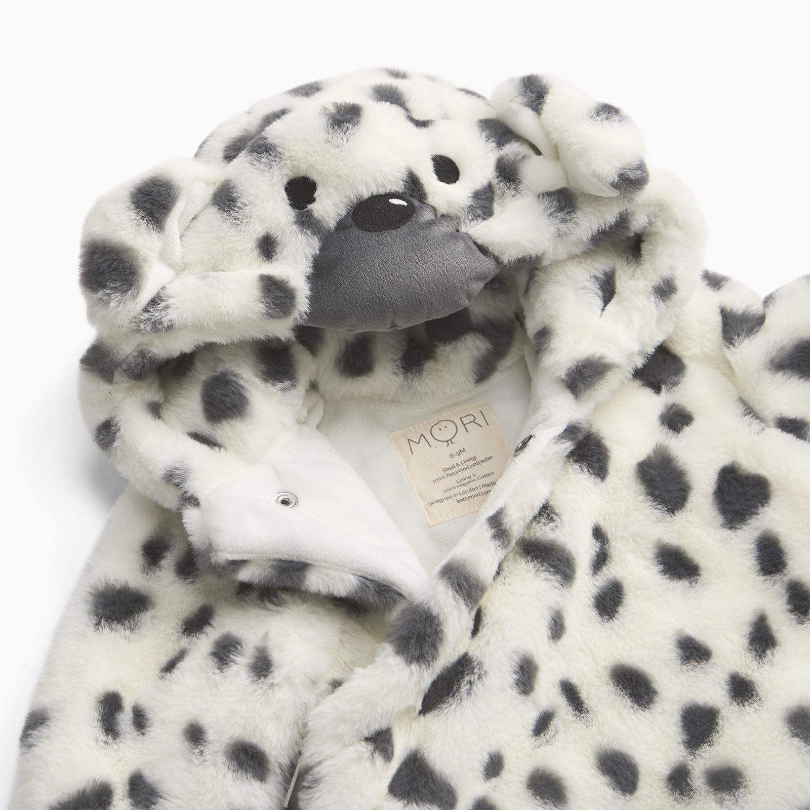 Dalmatian Faux Fur Pramsuit