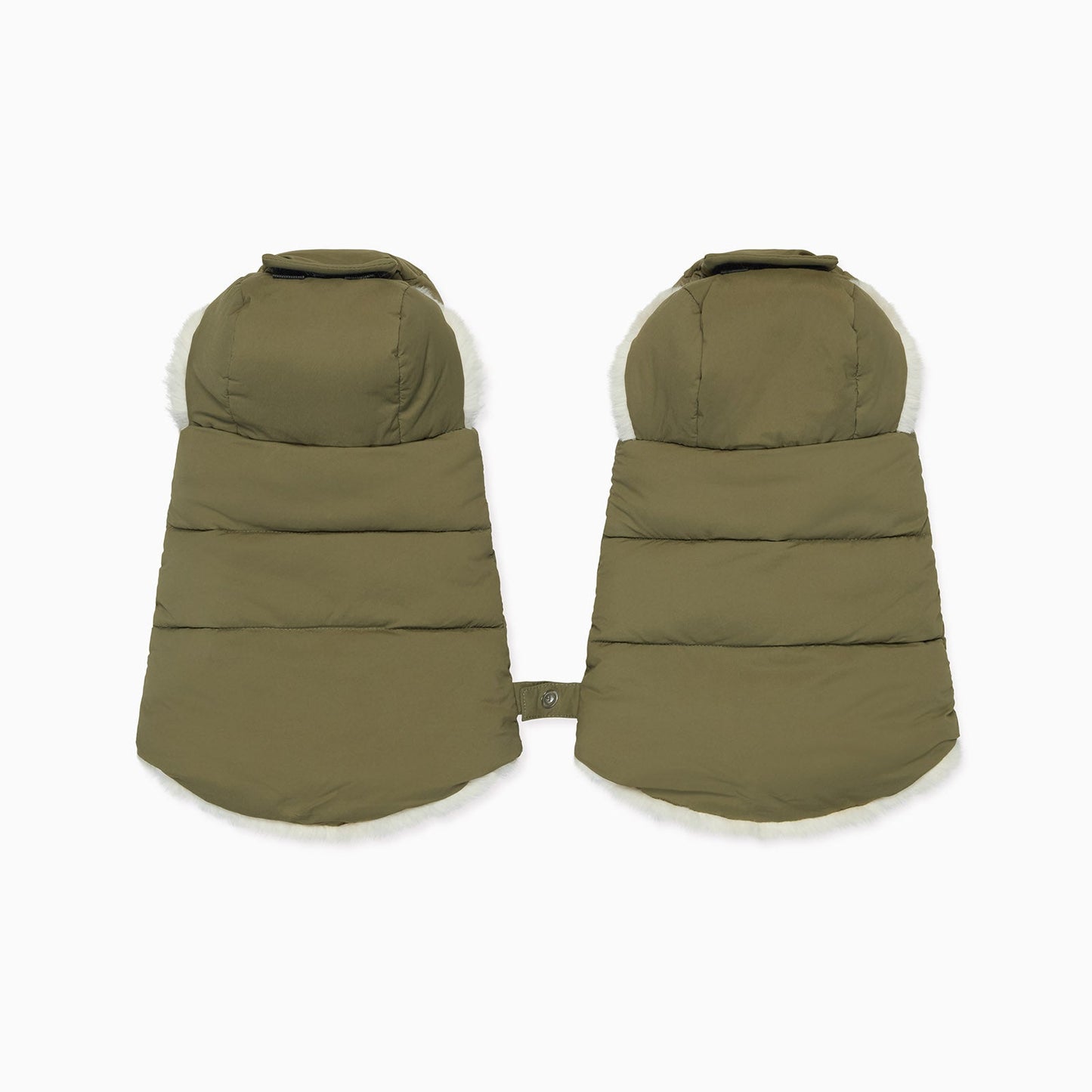 Faux Fur Lined Buggy Mittens