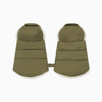 Faux Fur Lined Buggy Mittens