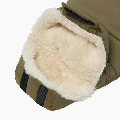Faux Fur Lined Buggy Mittens