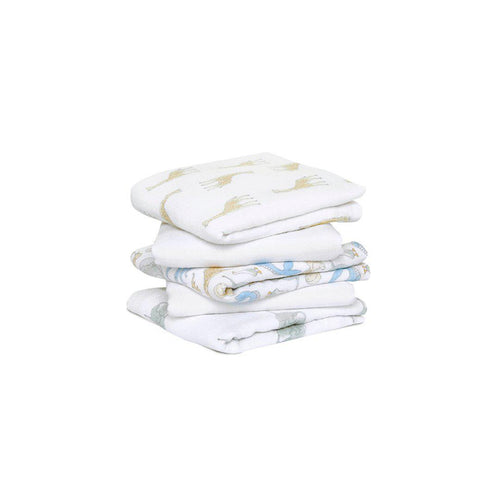 aden + anais Essentials Cotton Muslin Squares - 5 Pack - Natural History