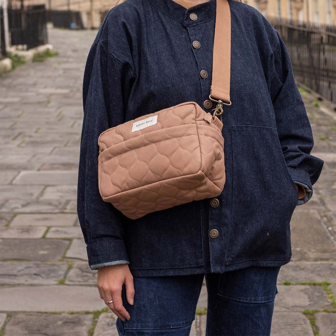 Avery Row Stroller Organiser Bag - Latte